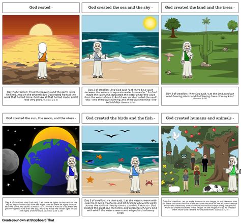 Creation Story Storyboard von eshal-3
