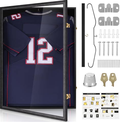 Amazon.com: Jersey Display Frame Case, Large Sport Jersey Frame Jersey ...