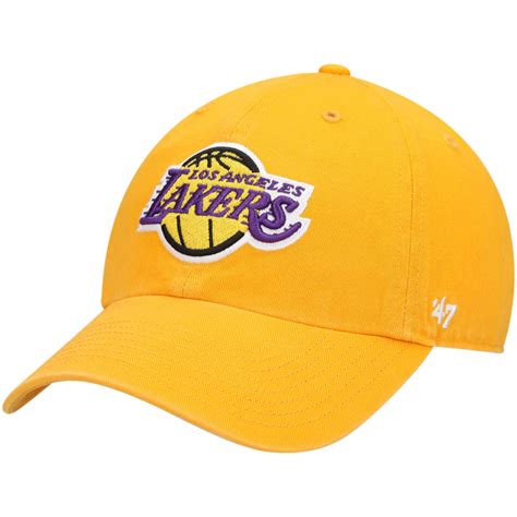 Men's Los Angeles Lakers '47 Gold Clean Up Adjustable Hat