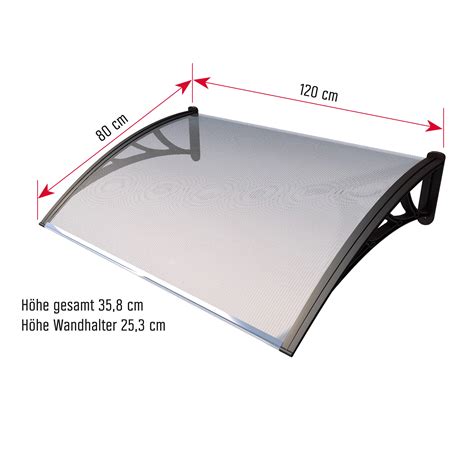 Gutta Pultvordach ECO 120 / 120 x 80 x 7 cm kaufen bei OBI