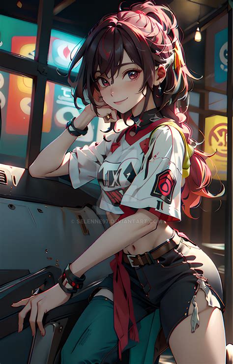 Anime girl by selenne97 on DeviantArt