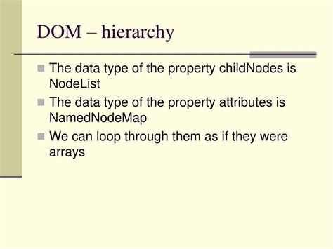 DOM Hierarchy JavaScript 的图像结果