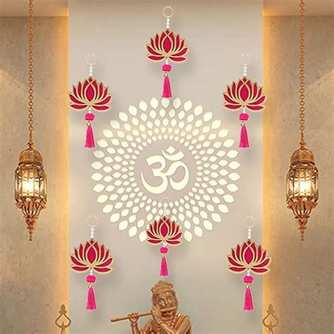 Buy Smizzy Lotus Hangings for Decoration/Floral Wall Hangings for ...