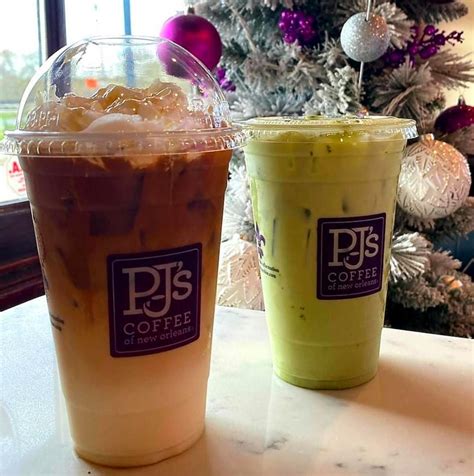 PJ's Coffee menu in Houston, Texas, USA