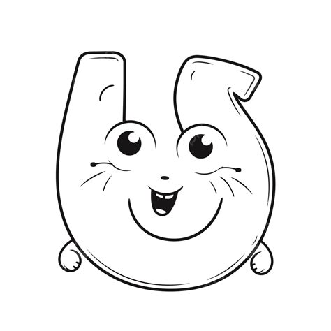 Letter Little U Black and White Clip Art PNG 的图像结果