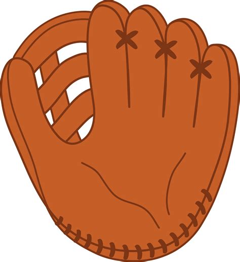 Leather Baseball Mitt - Free Clip Art