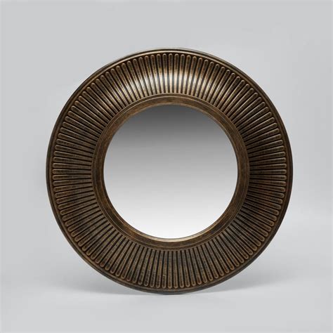 Buy Corvus Panelled Round Wall Mirror from Home Centre at just INR 1599.0