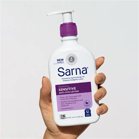 Sarna Sensitive Steroid-Free Anti-Itch Lotion | NEA Accepted
