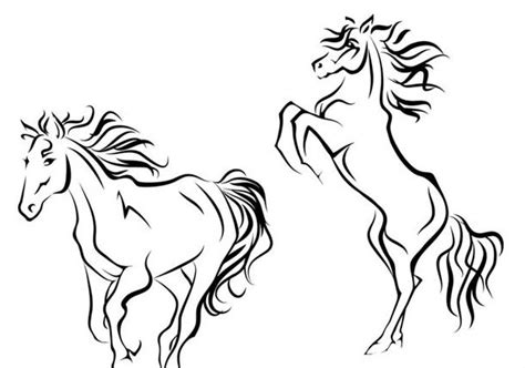 骏马简笔画 的图像结果