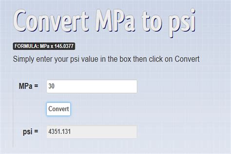 How to Convert MPa to PSI: 6 Steps (with Pictures) - wikiHow