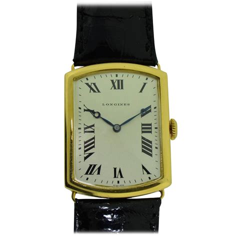 Longines Gold Admiral Wrist Watch with Military and Movie Historic ...