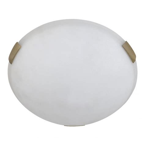 Whitfield Lighting Charlie 3-Light Gold LED Flush Mount Light at Lowes.com