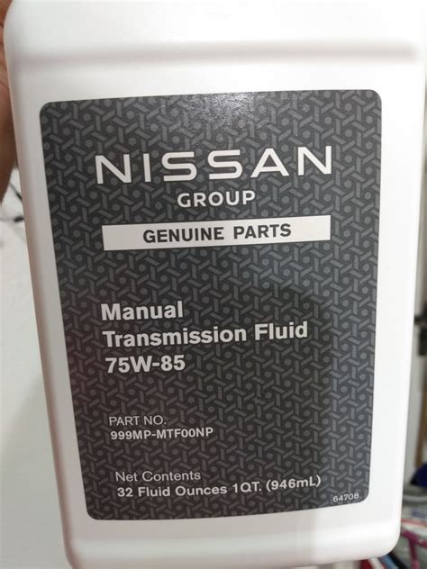 Versa Manual Transmission Fluid | Nissan Versa Forums