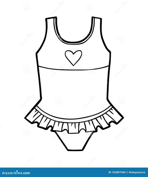 Kids In Bathing Suits Clipart