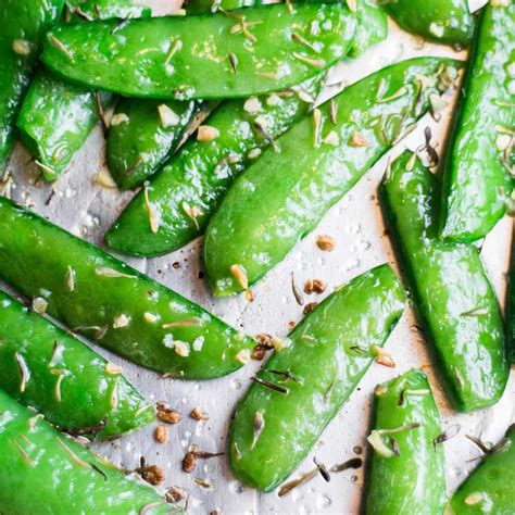 Roasted Sugar Snap Peas Recipe - How to Cook Peas!
