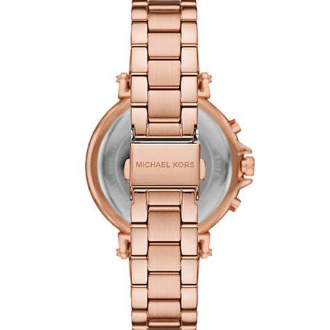 Michael Kors Oversized Maren Rose Gold Dial Women 40mm MK7494 – Zimson ...