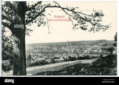 11675-Roßwein-1910-Blick vom Hartenberge Stock Photo - Alamy