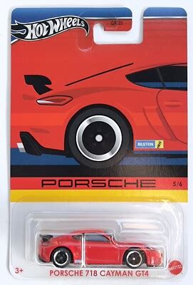 Hot Wheels Imported Premium - Porsche 718 Cayman GT4 - Long Card ...