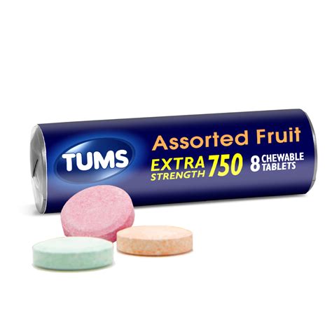 Buy Tums Extra Strength Heartburn Relief Chewable Antacid Tablets ...