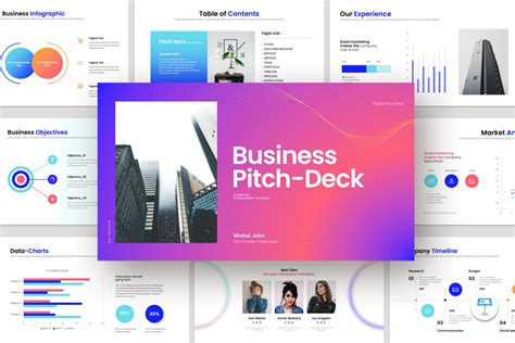 Digital Pitch Deck Keynote Template - Creatiya