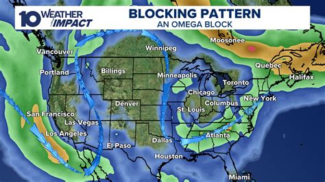 Ohio faces rain amid persistent omega block pattern | 10tv.com