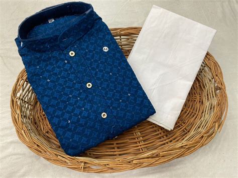 Men's Traditional Havy Reyon Sequence kurta Pyjama | Anant Tex Exports ...