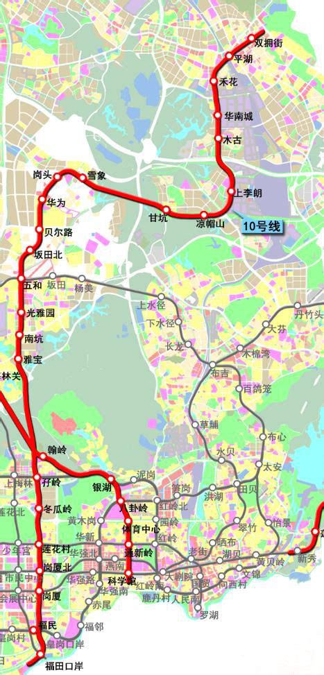 深圳地铁规划图2020终极版