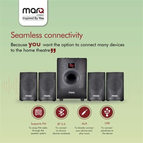 Buy MarQ by Flipkart MQ60HT41 60 W Bluetooth Home Theatre Online from ...