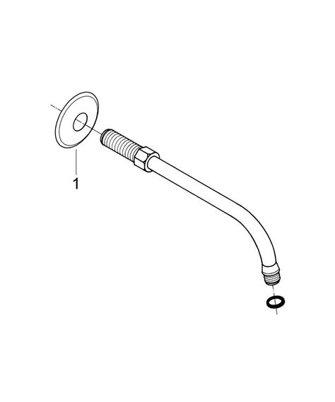 Relexa Shower arm 218 mm | GROHE