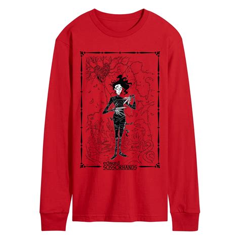 Edward Scissorhands - Frame Oversized - Men's Long Sleeve Graphic T ...