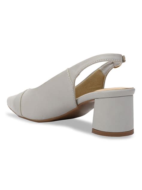 Shop Rocia By Regal Grey Women Block Heel Slingbacks Online