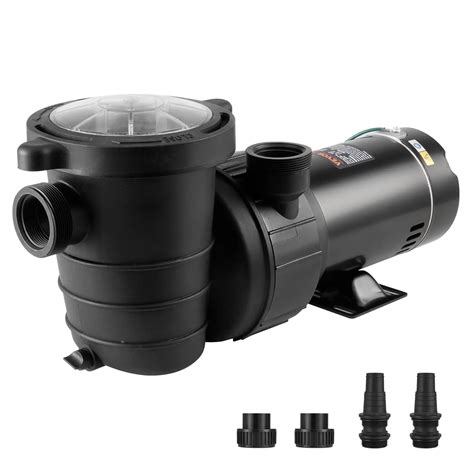 VEVOR Above Ground Pool Pump, Summervibes, 1HP, 80 GPM Max. Flow Single ...