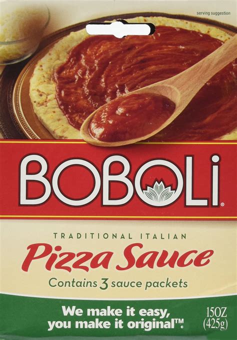 Boboli Italian Pizza Sauce 15 Oz - 3 Pack | Traditional Recipe for ...