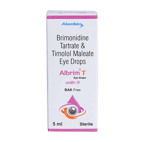 Albrim T Eye Drop 5 ml | Uses, Side Effects, Price | Apollo Pharmacy