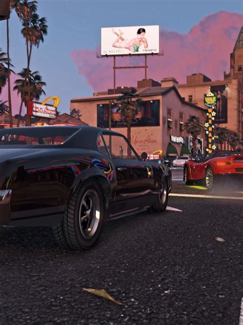 Download wallpaper City, Race, Cars, Grand Theft Auto V, GTA V, The ...
