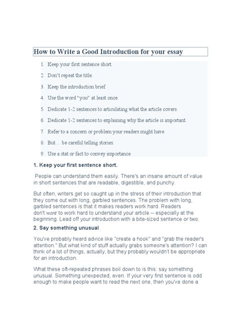 Image result for How to Write Essay Introduction