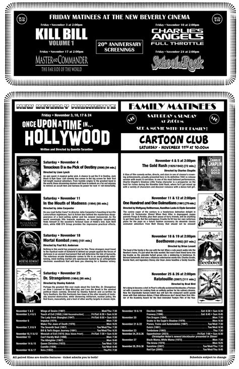 November 2023 at the New Beverly