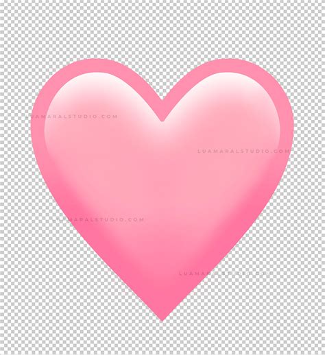Pink heart emoji PNG ⋆ The Aesthetic Shop | Pink heart emoji, Heart ...