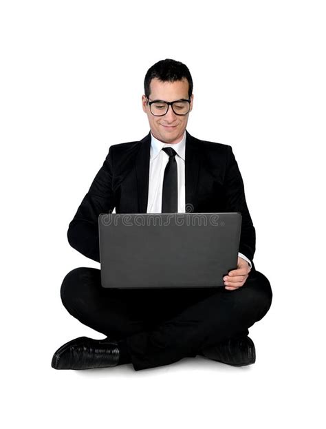 Royalty Free Image of Man Using Computer 的图像结果