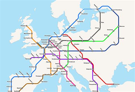 Europe Road Map - Guide of the World
