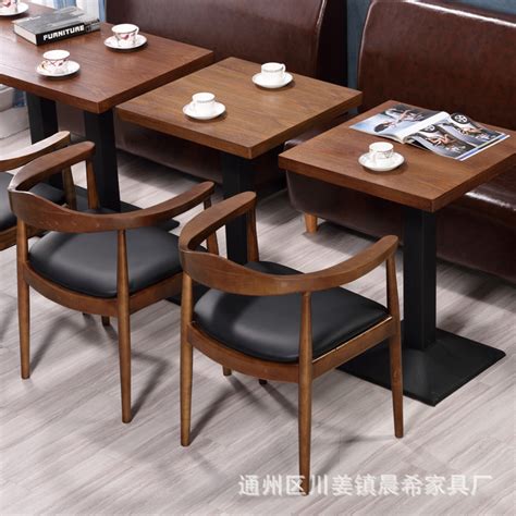 奶茶甜品店桌椅咖啡厅西餐厅桌椅组合二人分体快餐桌椅ft2-097