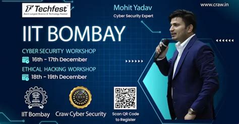 Ethical Hacking and Cybersecurity Workshop in TechFest 2024 at IIT ...