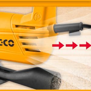 INGCO JigSaw, 800W Variable Speed Jig saw, Corded Jig Saw with 4 Step ...