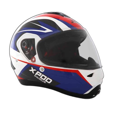 TVS XPOD Primus Single Visor Blue – Bold Design, Total Safety