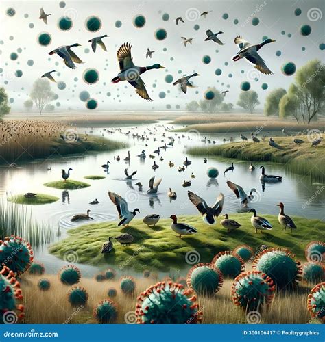 Tracking Bird Flu: Migratory Birds & Avian Influenza Spread, H5n1, H9n2, H7, H3 Stock ...