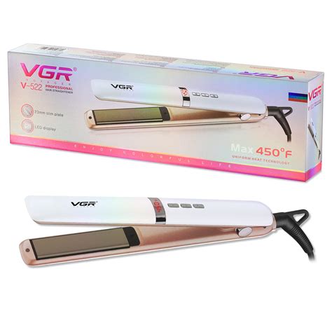 VGR V-522 Professional Hair Straightener with LED Display, 23mm Slim ...