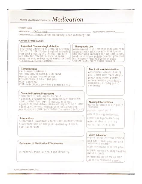Ati Medication Template Clozapine, Clozapine is used to treat severely ...
