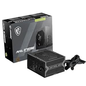Amazon.in: Buy MSI MAG A750BE Gaming Power Supply - 80 Plus Bronze ...