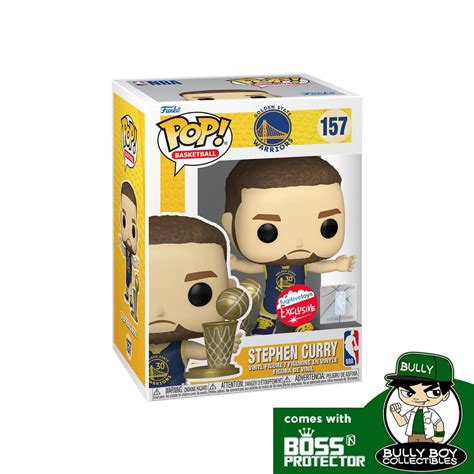 Funko POP! Basketball: NBA - Stephen Curry with Trophy (Fugitive Toys ...