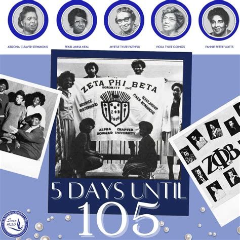 Zeta Phi Beta Sorority, Inc. | Our countdown to Founders’ Day has ...